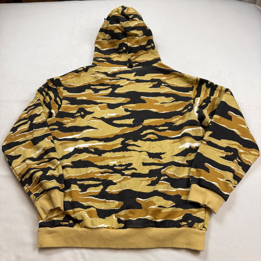 Combat Iron Apparel Mens LG Desert Tiger Stripe Camo Full Zip Hoodie EUC - Picture 5 of 6